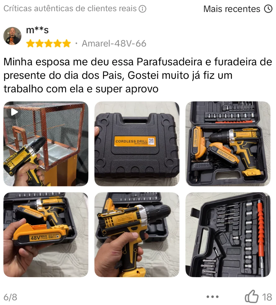 Avaliação de comprador